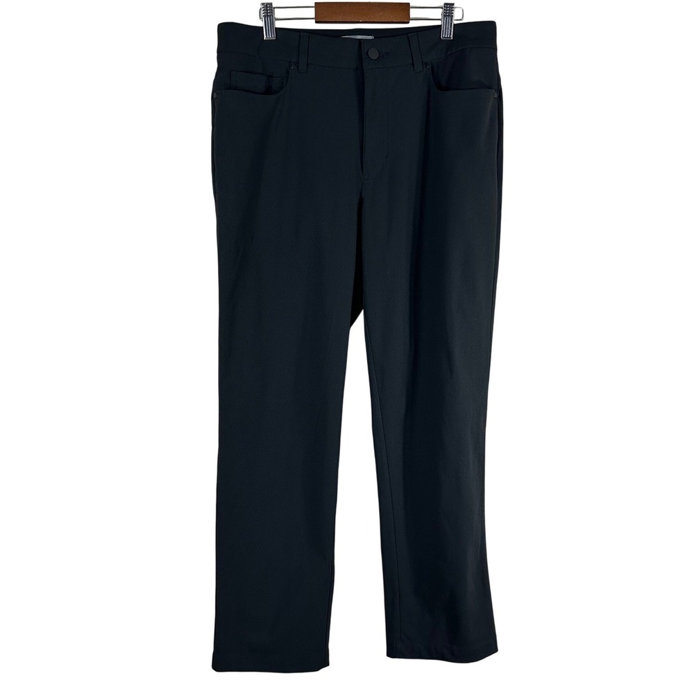 VRST Athletic Mens 5-Pocket Tech Pants Black 32x30 Golf Commuter Performance